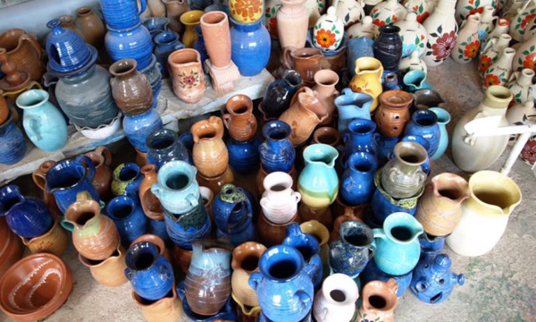 The clay water vessels of Aegina Island