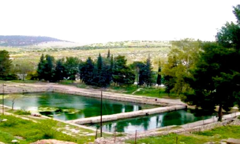 Al-Birketein Roman pools of Jerash (Gerasa)