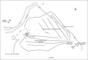                     Choiromandres. Plan of the site.                